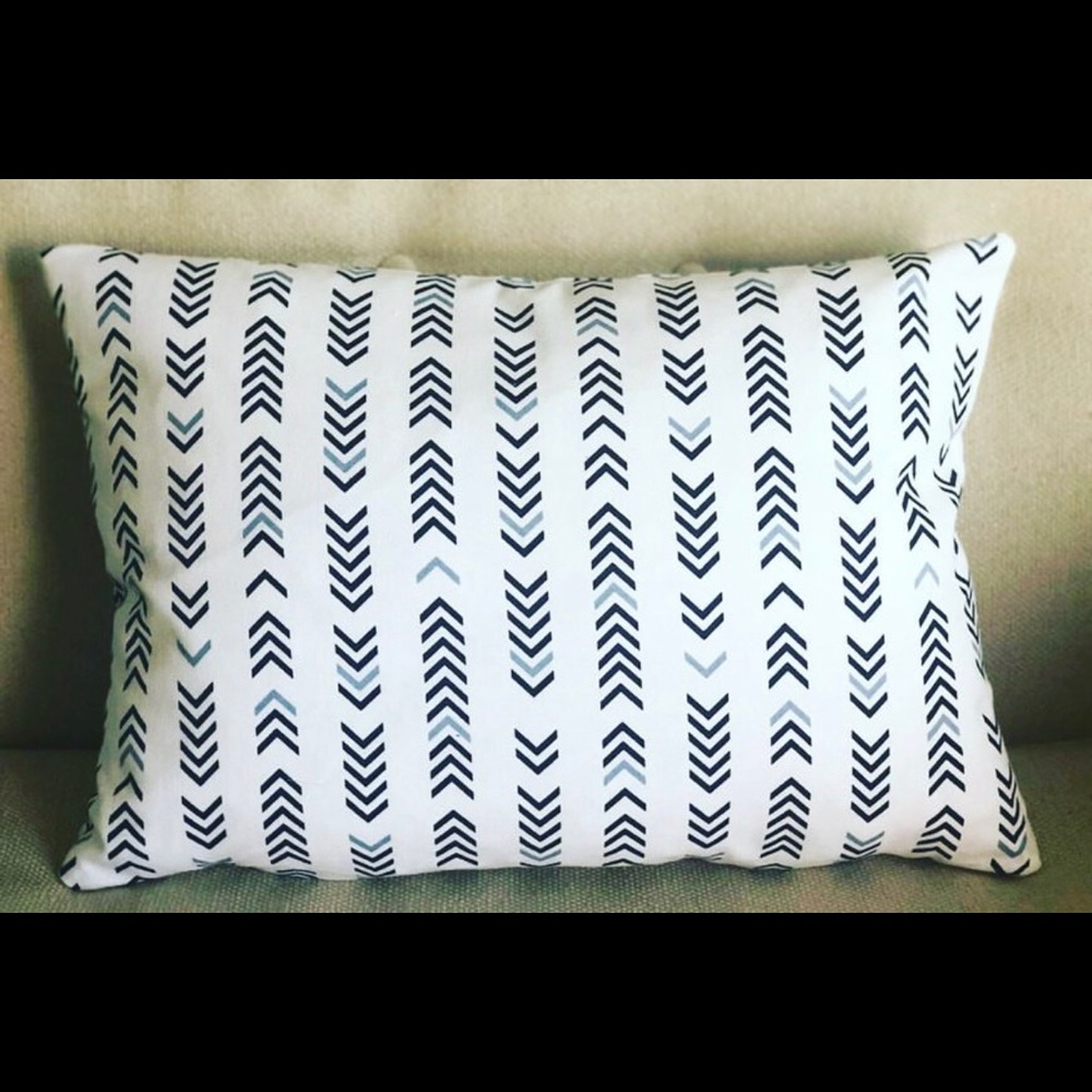 Modern Chevron Pillows Hancrafted